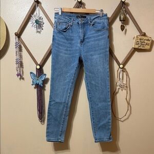 Stylish Light Blue Women's Skinny Jeans